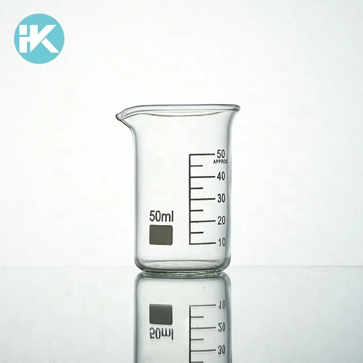 Huke Custom боросиликатное 3,3 tall форма лабораторное стекло 50 мл beaker