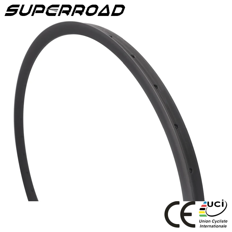 
Light Weight XC 650B 27mm Wide Tubular Mountain Bike Rims 28H 32H 27.5er Mtb Carbon Bicycle Wheel Rim 