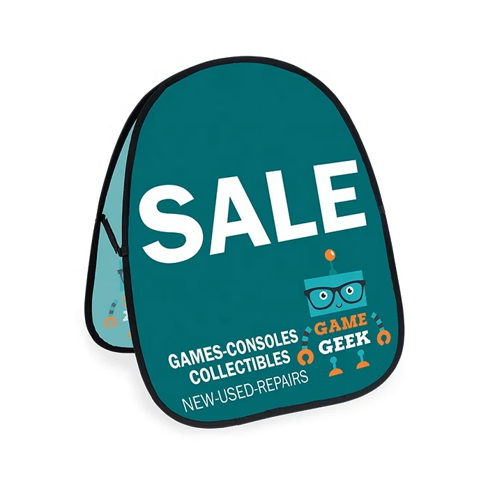 Promotional Pop Up  Horizontal  A Frame Double Sided  Banner for your event signs