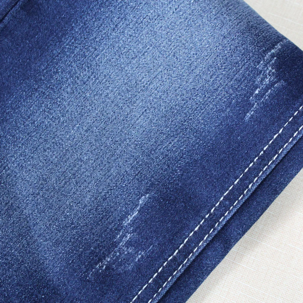 many color 300 gsm satin denim fabric elastic for ladies textile