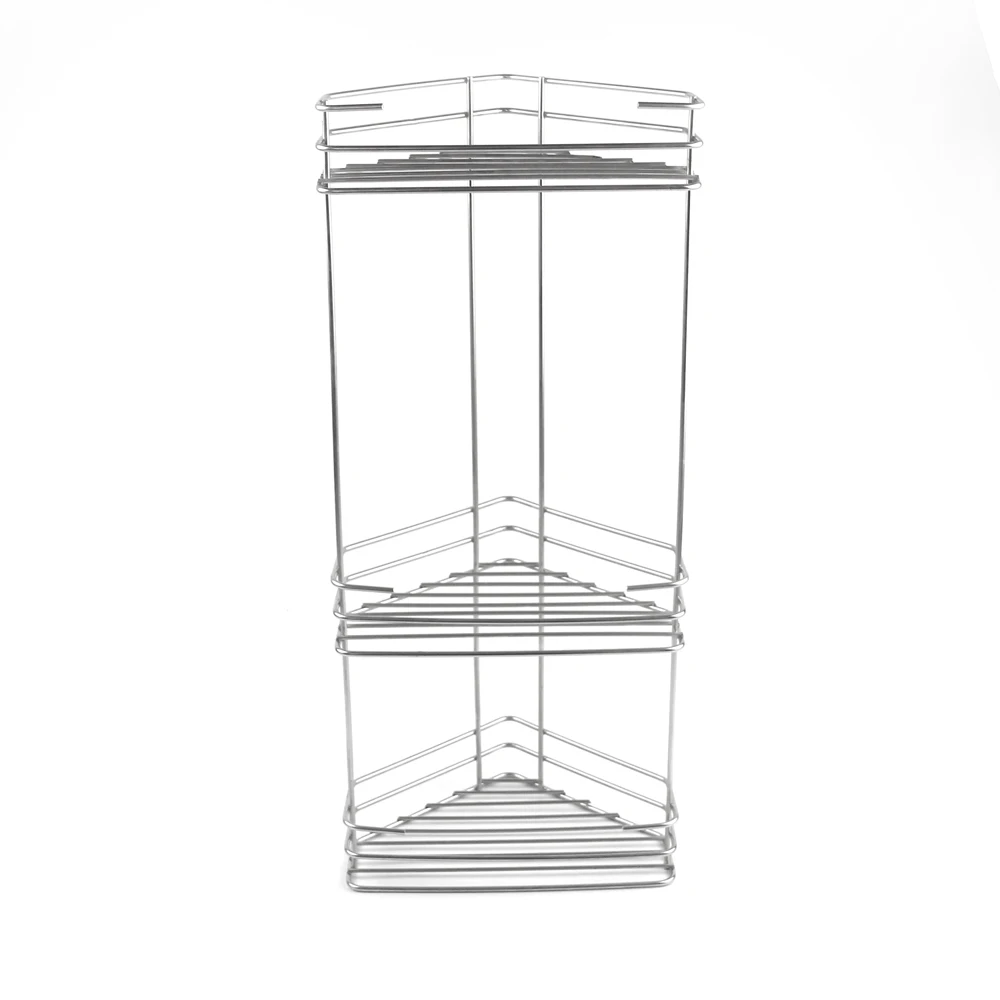 
New Products 3 Tier Corner Shelf Stainless Steel Bathroom Kitchen Drawer Wire Basket 