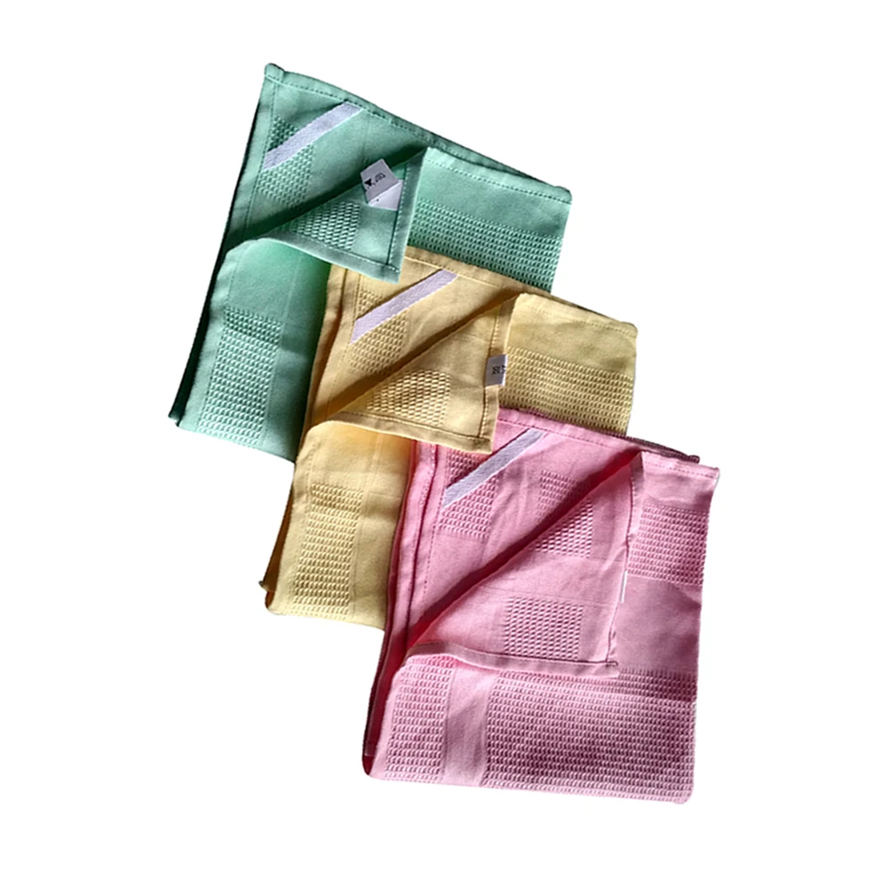 
absorbent long loop terry towel waffle towel microfiber cleaning towel 