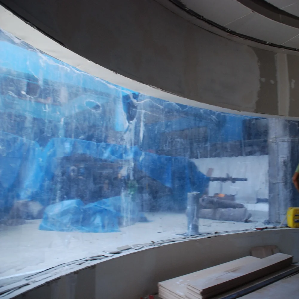  Изогнутый акриловый аквариум с акриловым листом