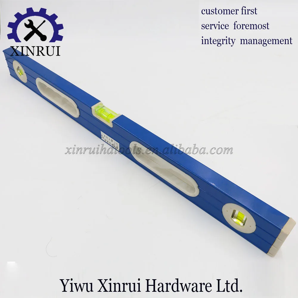 Дешевый синий спиртовой уровень из алюминиевого сплава