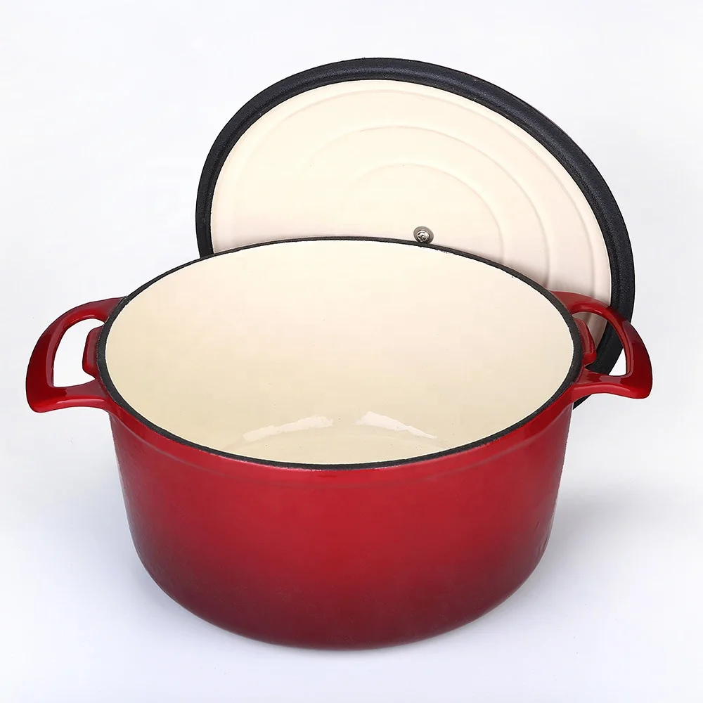 Kitchen cookware covered porcelain cast iron enamel 20cm casserole