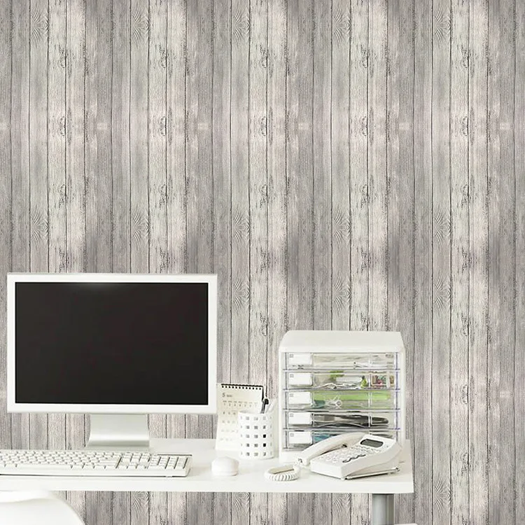 Фабрика питания Пользовательские Дизайн подражали древесины 3D обои