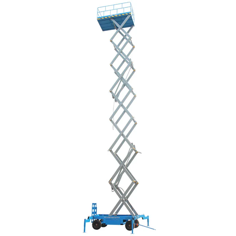 Mobile scissor lifting platform