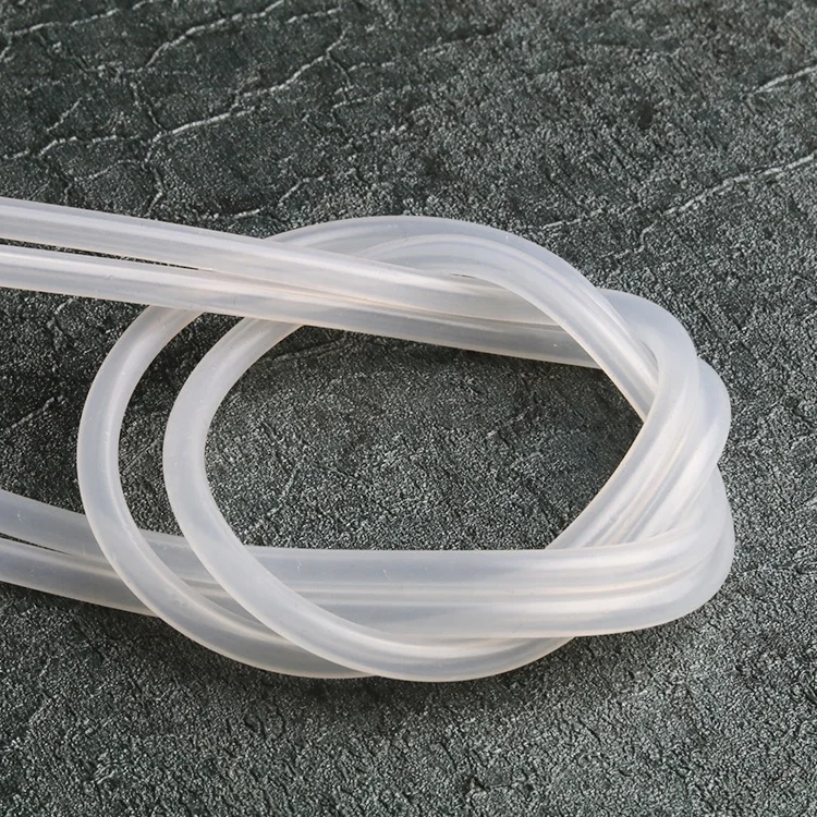 High Performance Soft Flexible Silicone Rubber Plastic Extrusion Tube Food Grade Silicone Rubber Hose