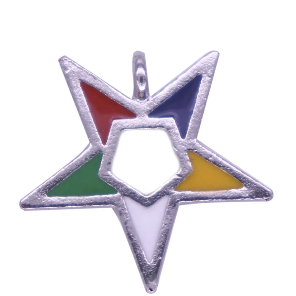 Jewelry Making DIY Metal Masonic Club Order Eastern Star Community OES Charm Pendants