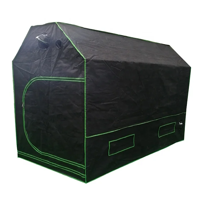 240x120x180cm Factory Customized Roof Cube Indoor Grow Room, Hydroponic Grow Tent Garden Greenhouses with View Window Waterproof