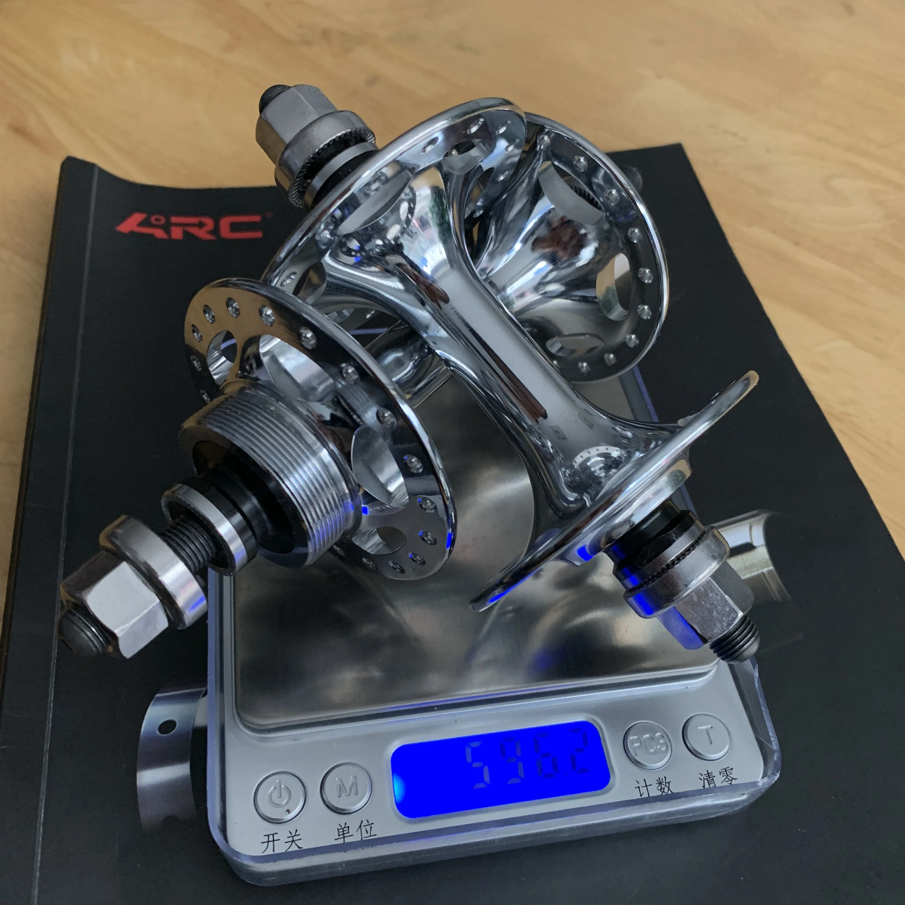 GT-007F/R Factory wholesale  32h 40h fixed gear bike parts aluminum alloy wheel hub