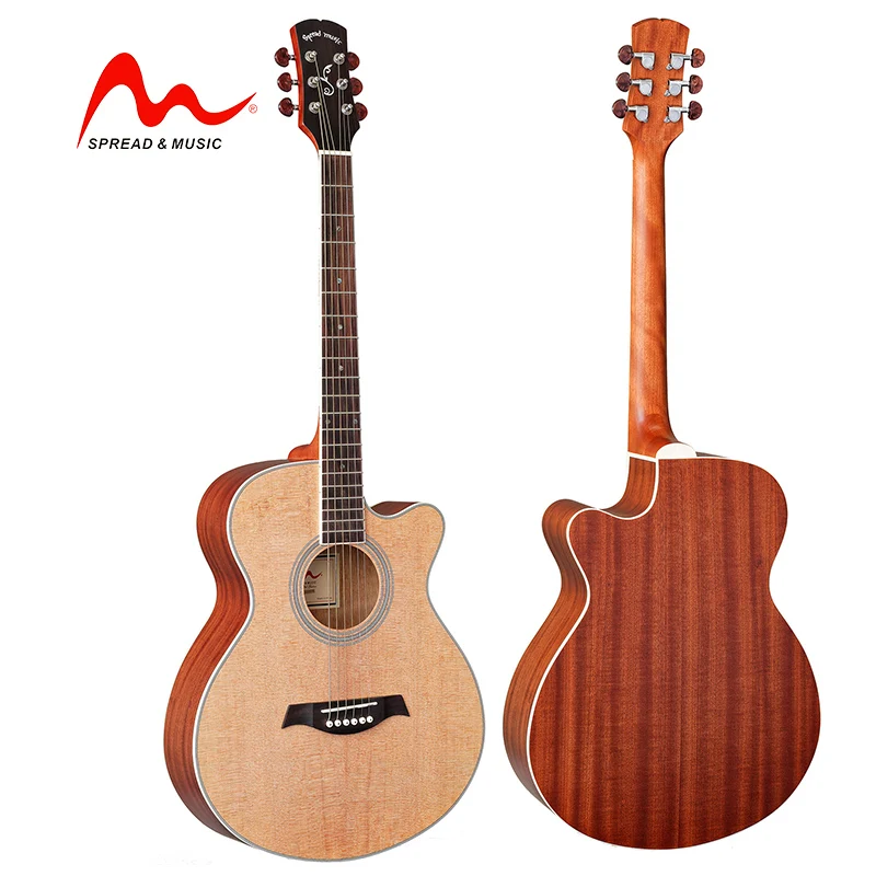 40 inch guitar spruce top popular guitar wholesale china manufacturer HW-02AC