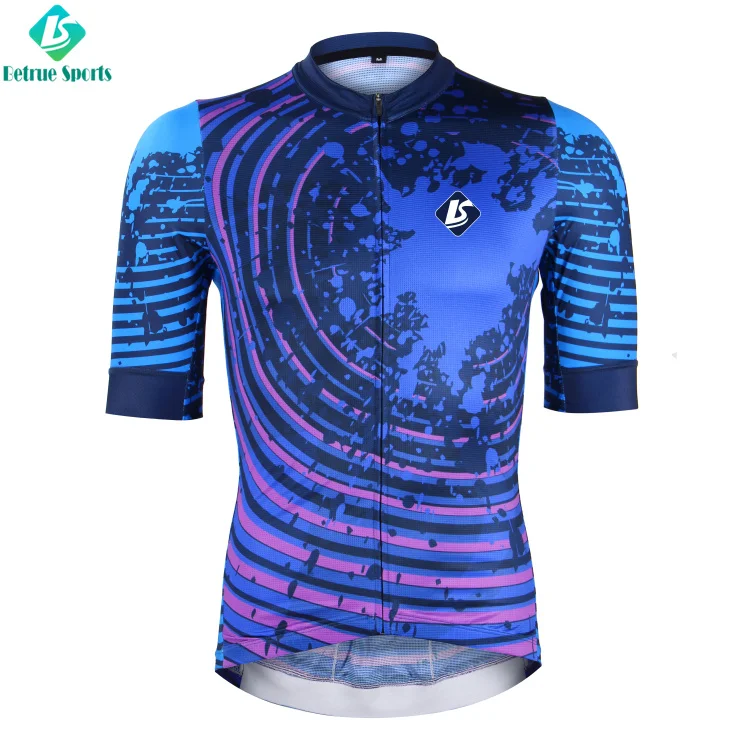 Betrue Custom Digital Printing Cycling Shirt Man Cycling Jerseys