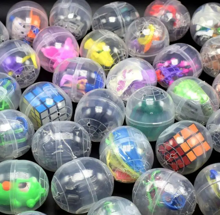 2021 ball from the capsules with the toys  capsules cover with nice mixed style toys for the automatic toy for kids