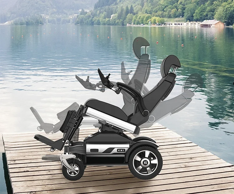 Motorized Medical Used Portable Lightweight Folding Electric Wheelchair