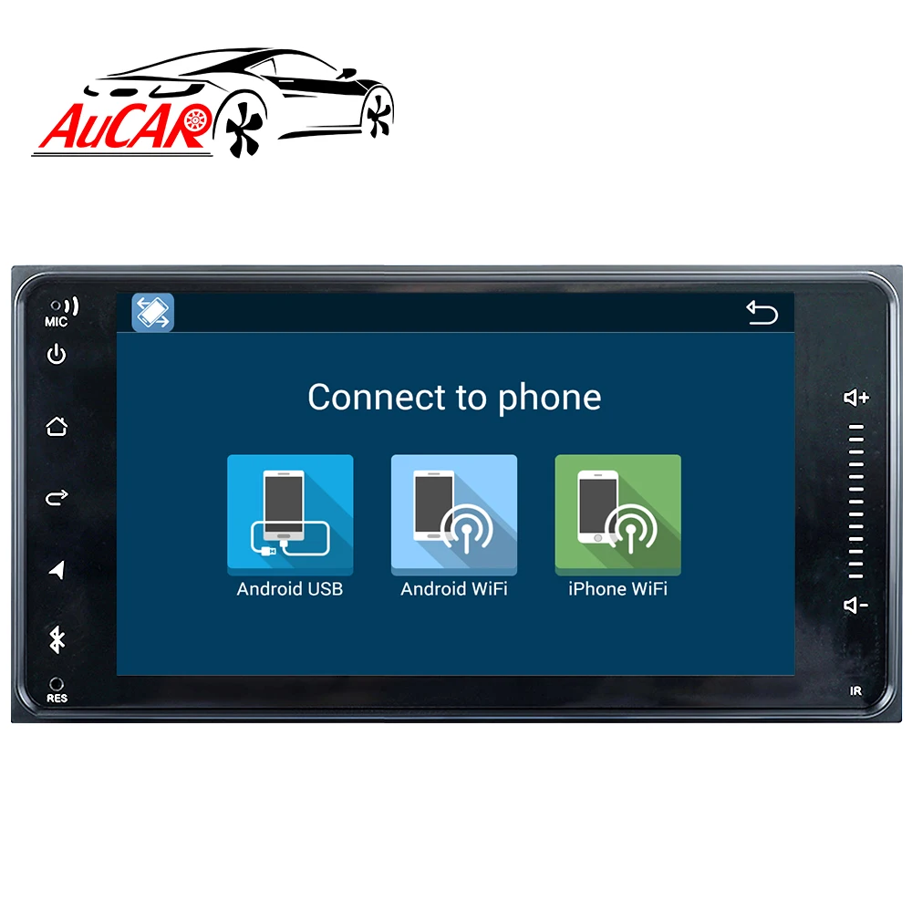 AuCAR Android 10 Car DVD for Toyota Universal RAV4 Corolla Vios Hilux Terios Land Cruiser Avanza Fortuner Prado Car Radio