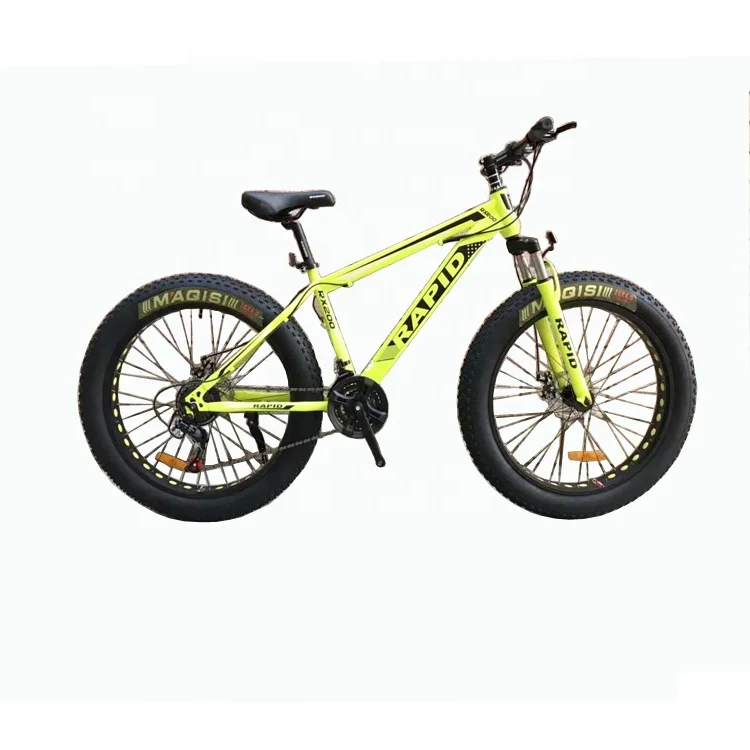 
Classic 21 speed 26*4.0 Steel frame Fat Tire Bike Bicycle MTB Snow Bike 