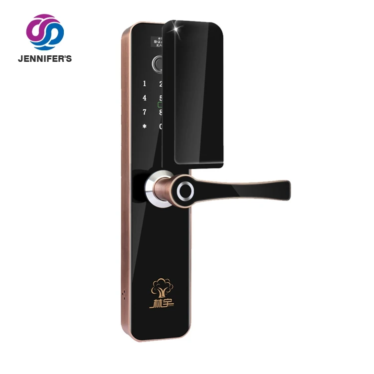 Китайский замок дверь Электронный Отпечаток пальца умный дверной замок