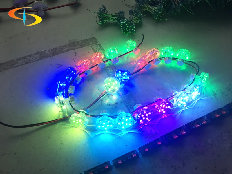 aidisen amusement led rgb pixel outdoor 24v funfair lights