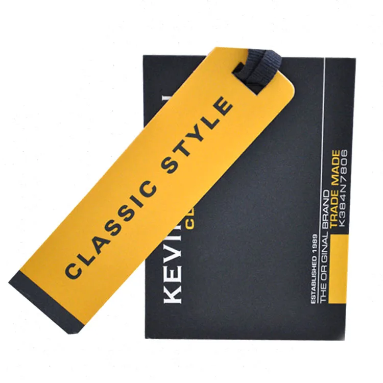 Promotion different types cheap fashion garment gold foil metal hang tag