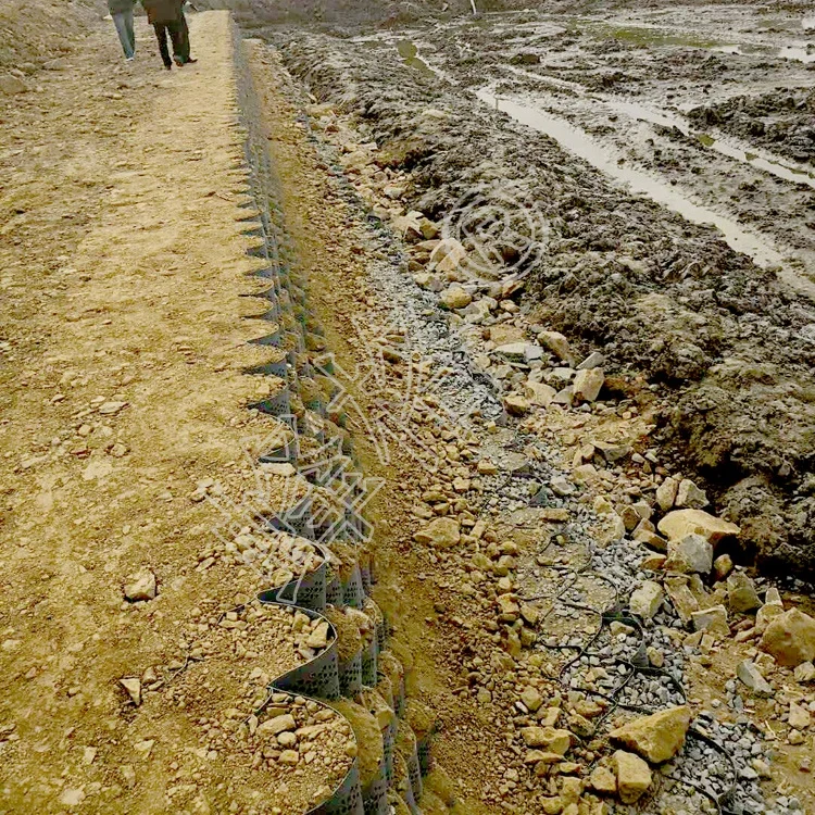 
vegetation retaining wall ultrasonic welding plastic hdpe geocell price 