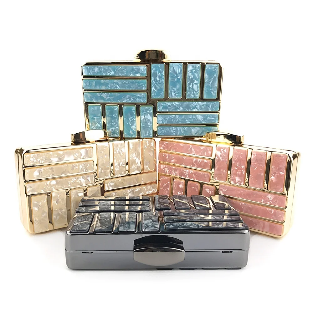 Женская акриловая вечерняя сумка-клатч для вечеринки