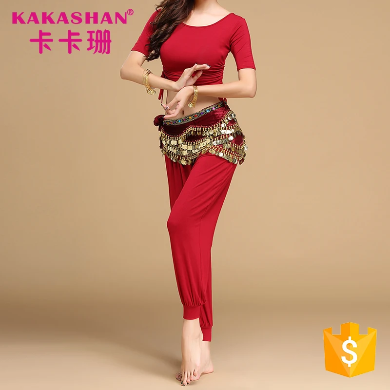 Дешевые для женщин профессиональный танцор костюм комплект танец живота Практика одежда