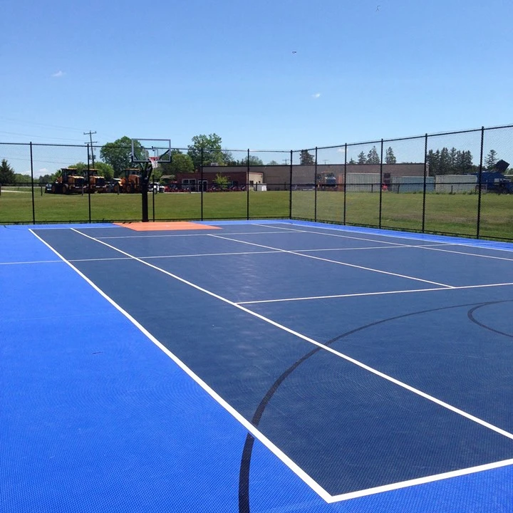 Multi sport court flooring material