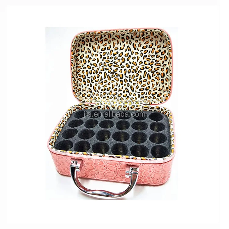 PU Leather Essential Oil Carrying Storage 10ml Case Travel Portable essential oils 15ml holder box