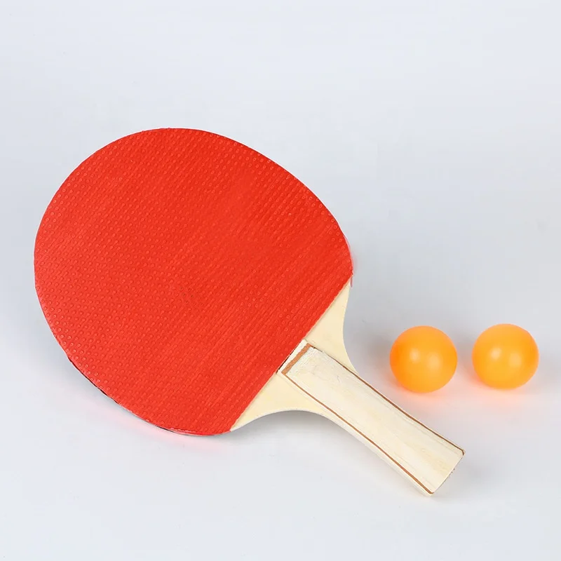 Дешевая деревянная ракетка для пинг-понга под заказ настольного тенниса набор ракеток начинающих