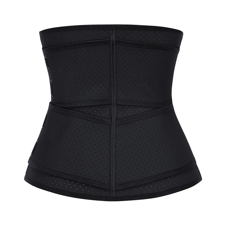 
2019 New Style Custom Logo Double Belt 7 Steel Boned Plus Size Latex Waist Trainer Belt 