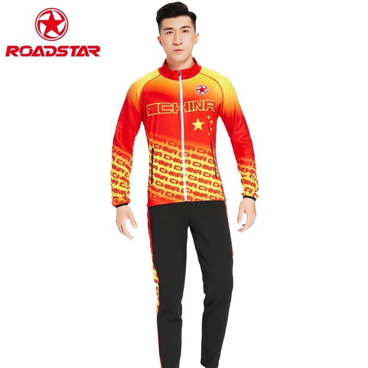 Roadstar OEM & ODM roller inline speed skating warmer up zipper pants