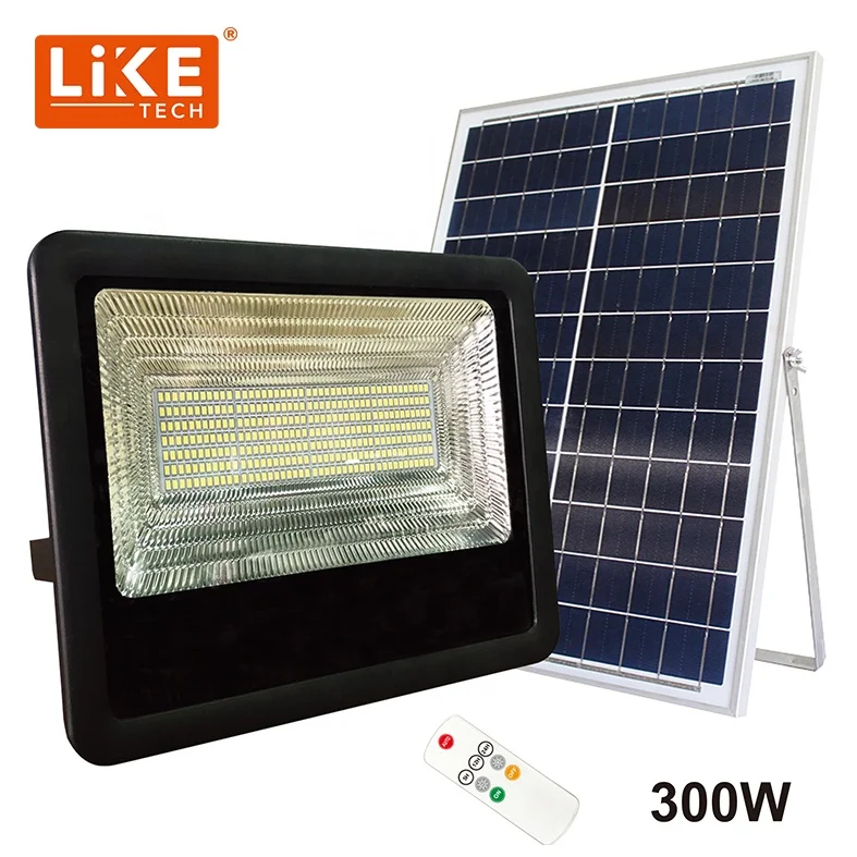 
LikeTech Solar Power lighting customized projector light projector light for warehouse road billboard 