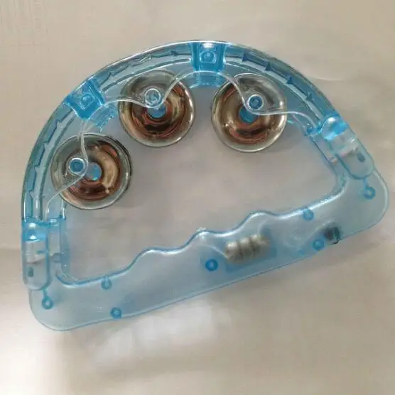 Sway Hand Bell Toy Colorful Flash Musical Instrument New Tambourine 4LEDs