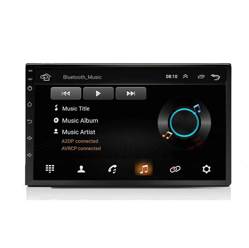 9 дюймов сенсорный экран android 8,1 go 2 din dvd плеер автомобиля с Реверсивный камера для honda accord