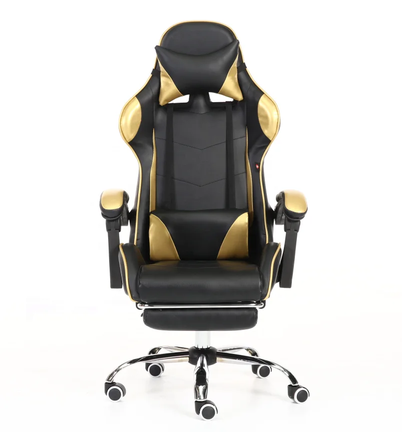 
High-back Ergonomic Gaming chair Seat Office Best Leather Recliner Chair with Footrest 