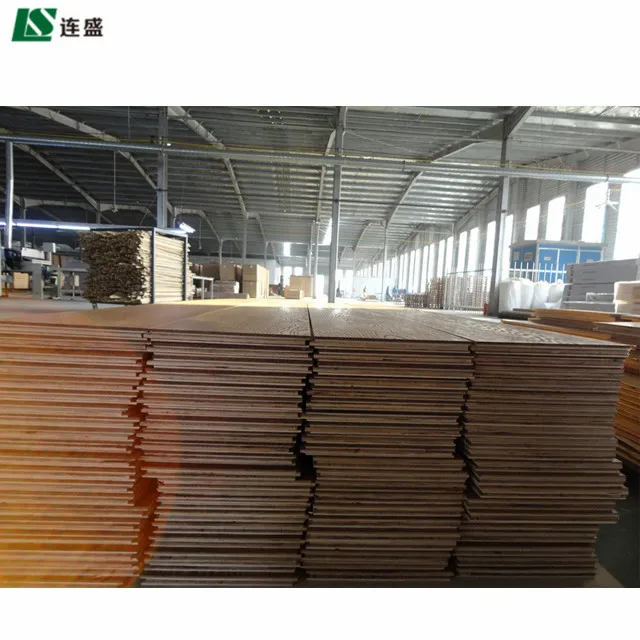 
U-Groove or V-Groove bevel edge parquet engineered wood flooring 