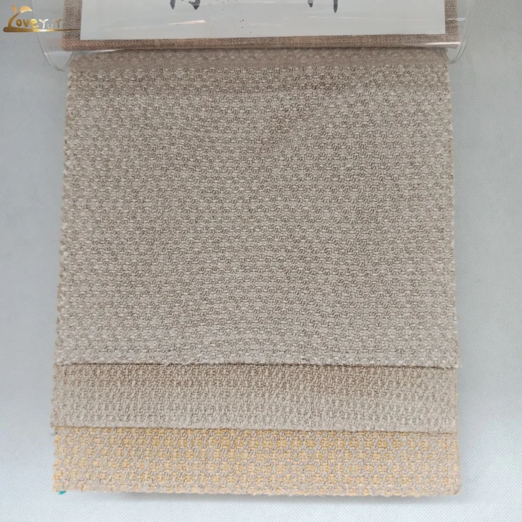 100% Pure Flax Fiber Linen Fabric With Small Quantity Order For Sofa