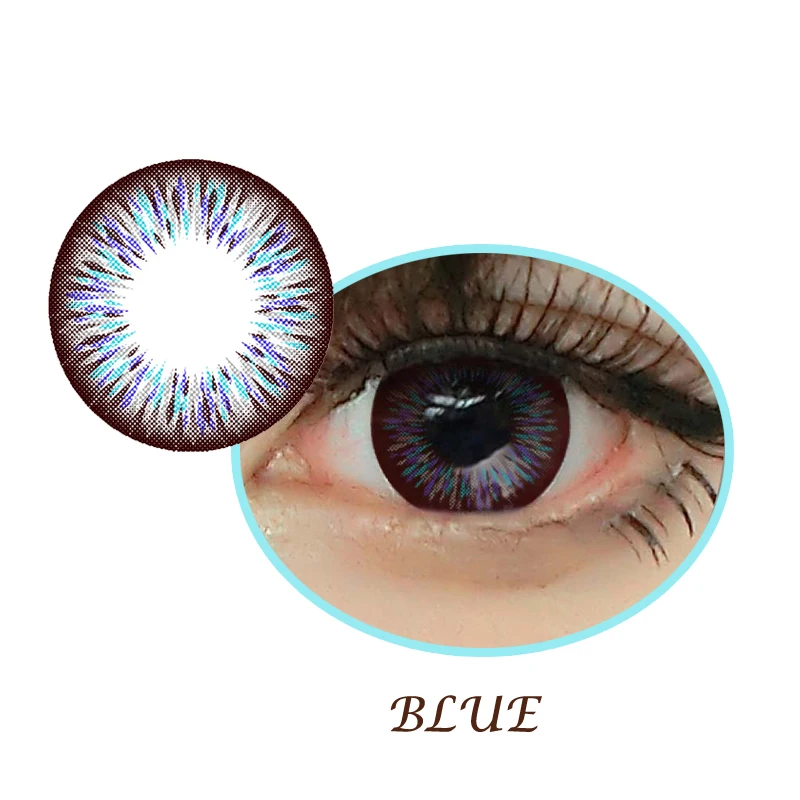 Meetone Lolly yealy big eye 3 tone doll eyes contact lenses