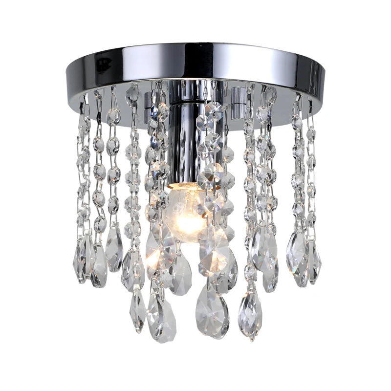 2022 hot sale high quality clear small crystal antique european style chandelier ceiling lamp