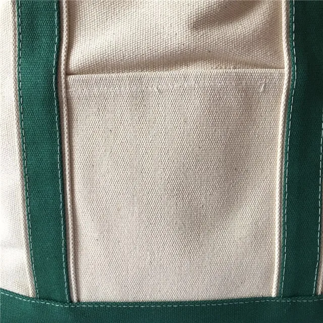 Customized logo Heavy Duty 18oz Cotton Canvas Tote Bag Shopping Bag