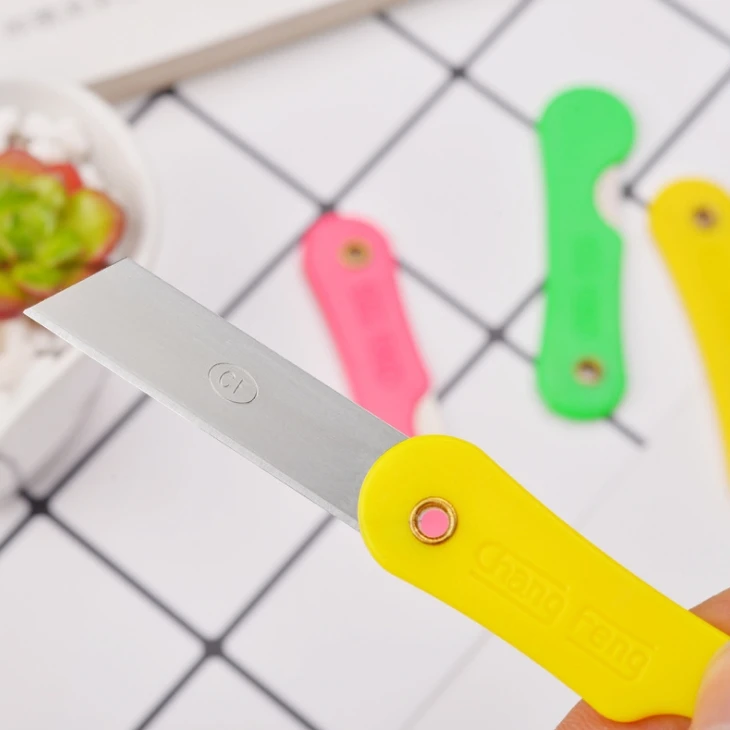 Портативный мини-нож, студенческий универсальный нож, детский резак для бумаги, карандаш, заточный нож