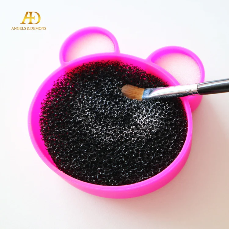 
Wholesale factory price makeup tools 2 side makeup cleaner silicone makeup brush cleaner 