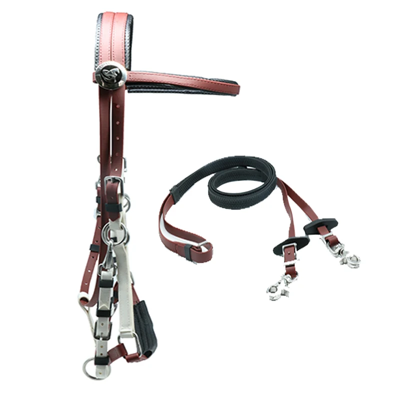 cold resistant pvc horse headstall for horse racing