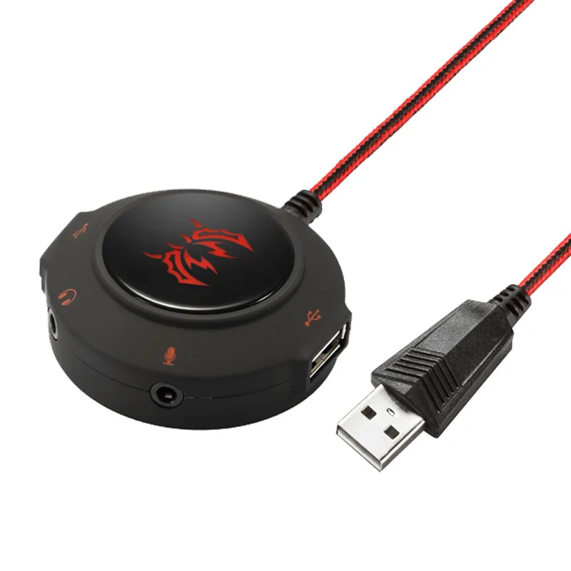 
S2 Mini USB Headset Microphone Adapter External Sound Card 