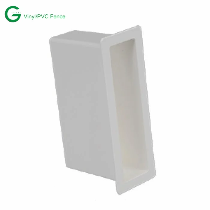 pvc fence gate socket flat cap fence accessories