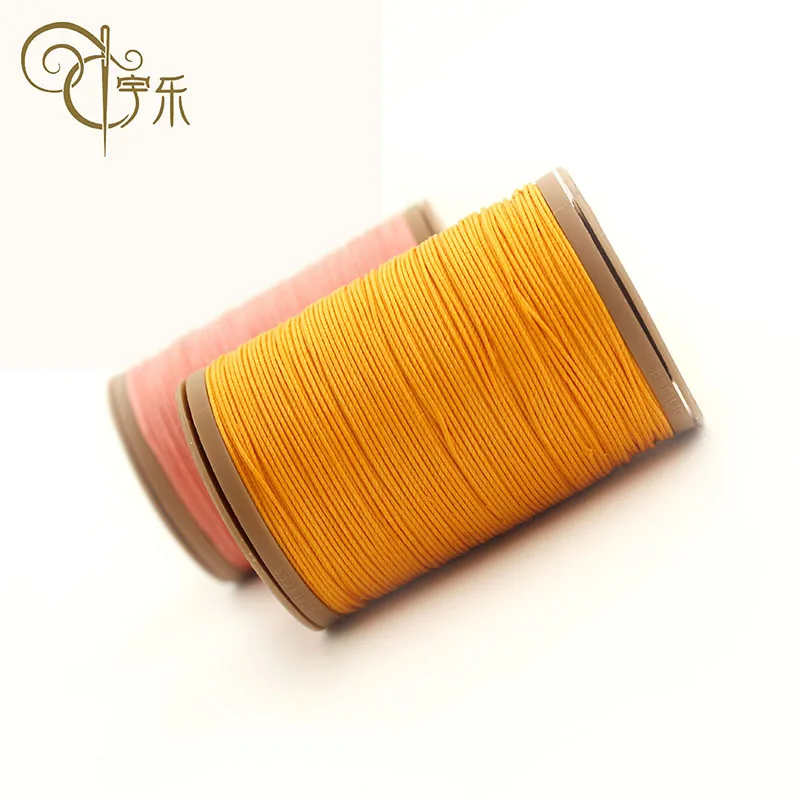 0.55mm Round Polyester Braid Diy High Strength Bracelet Waxed Thread For Shoes Sew Waxed String Cord