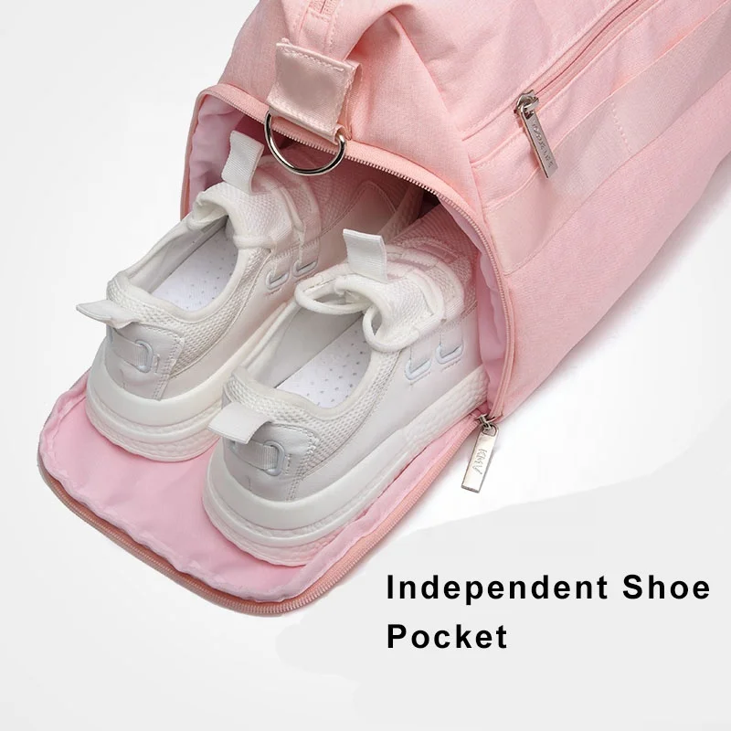 
Custom Sports Gym Bag Waterproof Gym Duffle Bag Weekend Travel Bag Organizer 