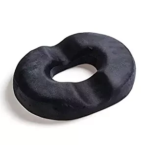Comfortable Cheap O Ring Circle Shape 3D Printed Therapeutic Custom  Memory Foam Gel Donut Seat Cushion