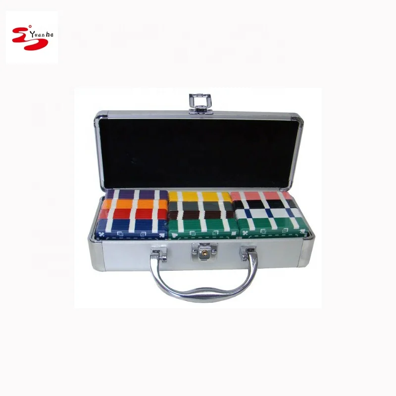 Casino 60 Metal Aluminum Rectangular Poker Chip Carry Case